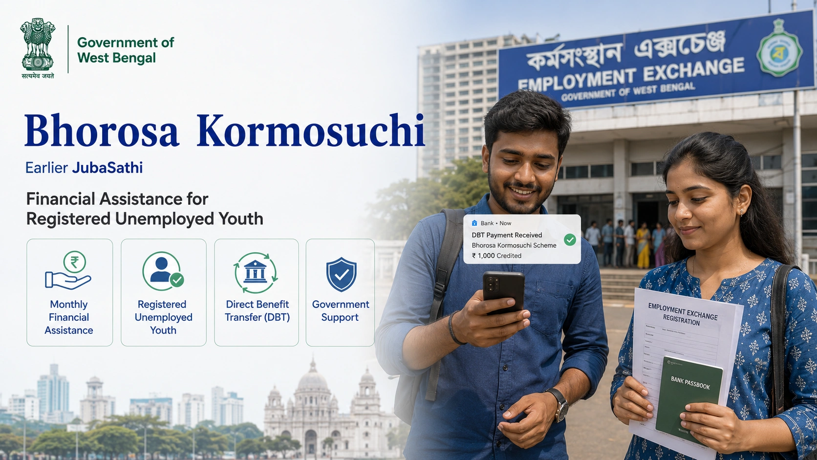 Bhorosa Kormosuchi: West Bengal Youth Unemployment Allowance